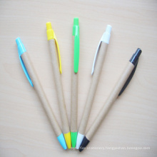 Click Recycled Paper Ball Pen with Clip (XL-11501)